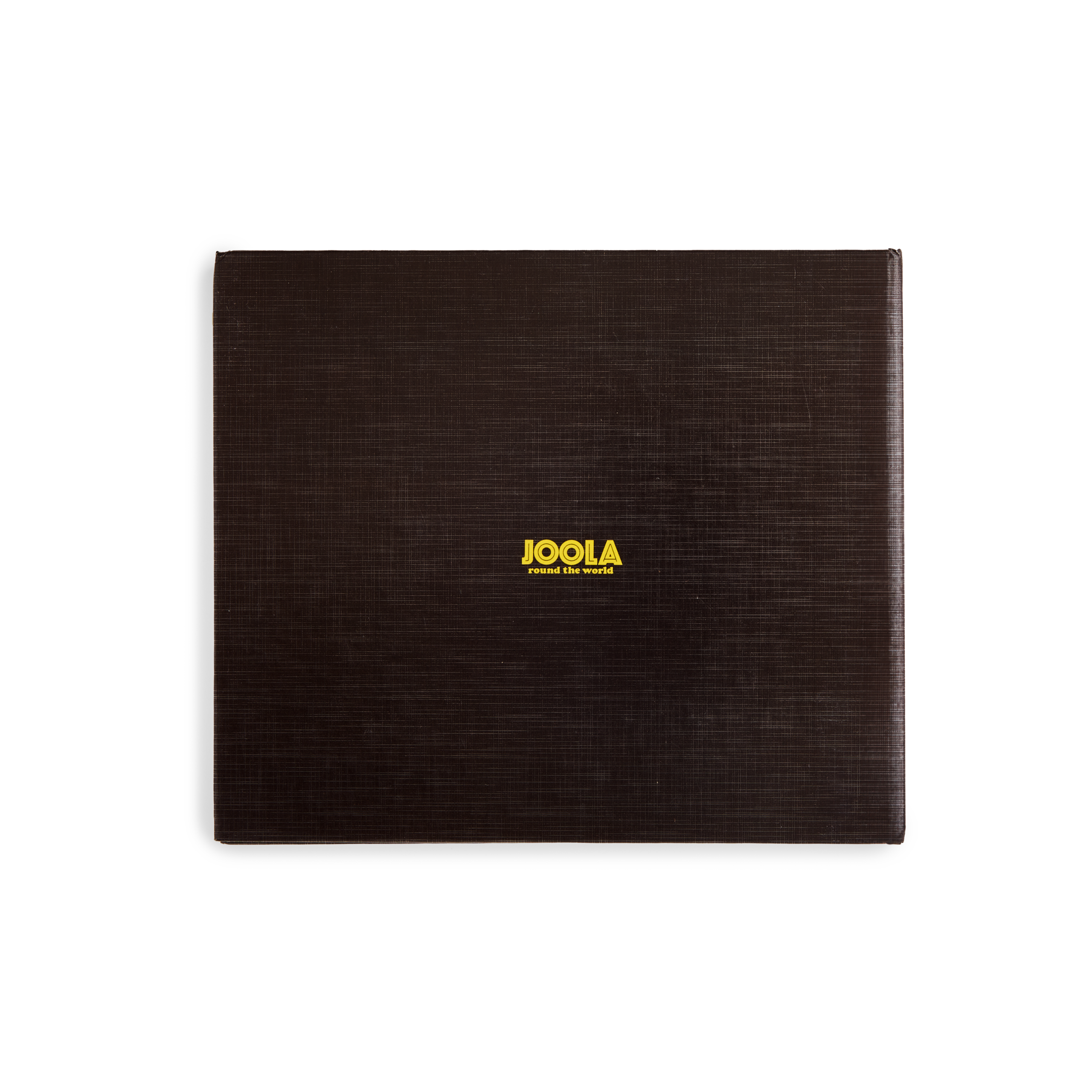 Back cover of the German 1973 book “Tischtennis – Ichiro Ogimura” published by JOOLA, featuring the JOOLA logo on the rear of the hardcover edition.