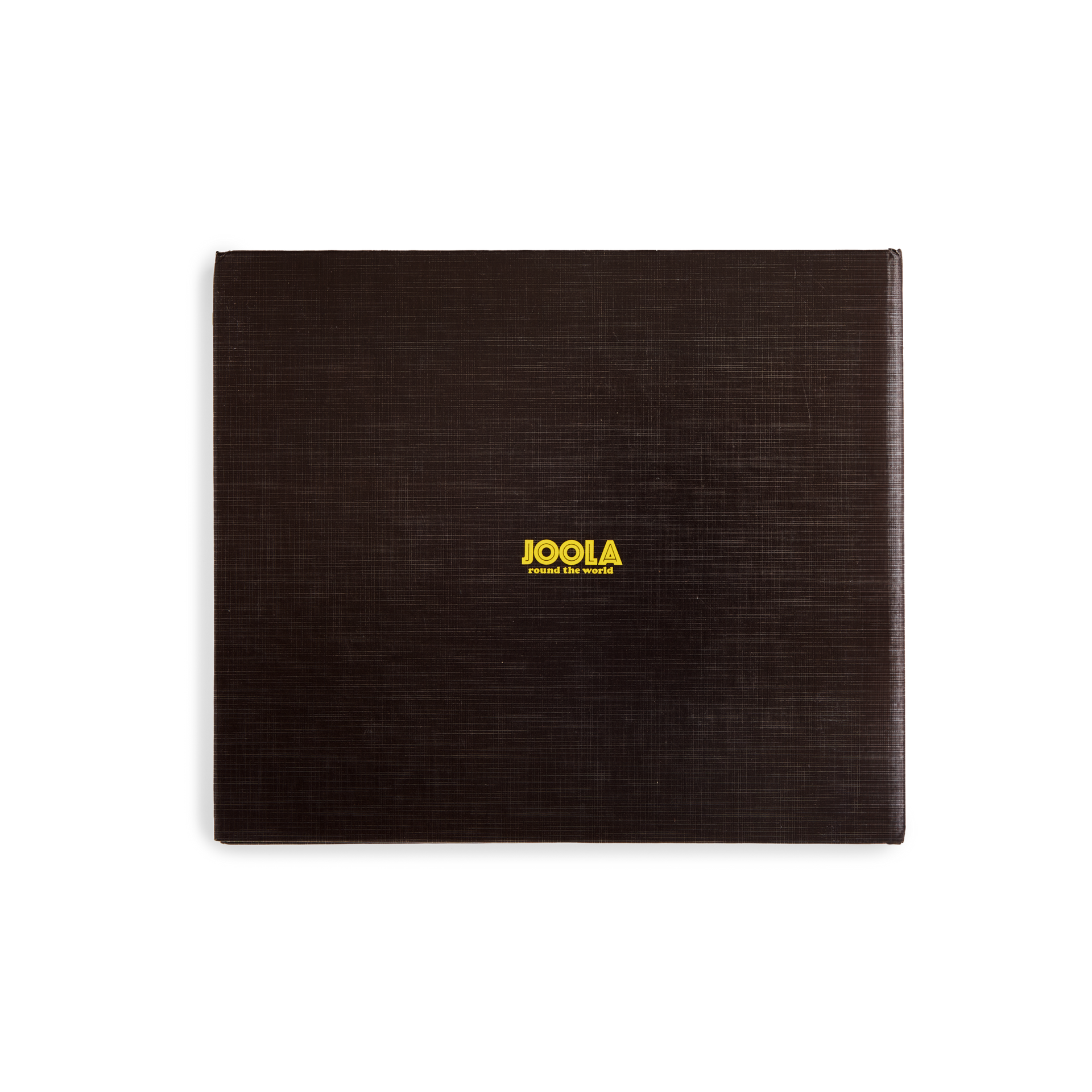 Back cover of the German 1973 book “Tischtennis – Ichiro Ogimura” published by JOOLA, featuring the JOOLA logo on the rear of the hardcover edition.